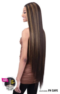 ORGANIQUE - LIGHT YAKY STRAIGHT 40" ORGANIQUE LACE FRONT WIG -Zoe Beauty Supply Shop W0Y40 03