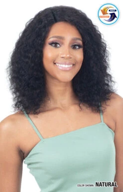 NAKED - NATURE 100% HUMAN LACE PART WIG DEEP WAVE 18" (HUMAN)
