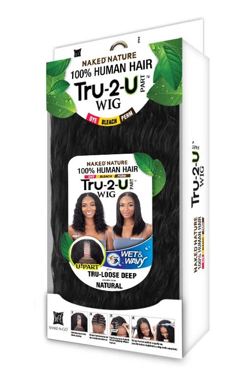 NAKED - NATURE WET & WAVY 100% HUMAN WIG TRU-LOOSE DEEP (HUMAN) 5 NAKED - NATURE WET & WAVY 100% HUMAN WIG TRU-LOOSE DEEP (HUMAN) - Image 5