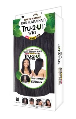NAKED NATURE - 100% Human Hair TRU-STRAIGHT Wig (HUMAN HAIR) -Zoe Beauty Supply Shop WDTST