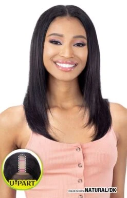 NAKED NATURE - 100% Human Hair TRU-STRAIGHT Wig (HUMAN HAIR)