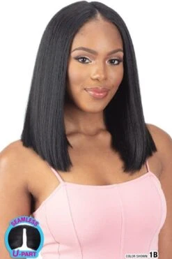 ORGANIQUE - NATURAL U-PART YAKY STRAIGHT 14" WIG