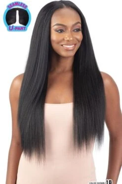 ORGANIQUE - NATURAL U-PART YAKY STRAIGHT 28" WIG