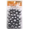 MAGIC COLLECTION - Hair Beads Wood Beads SILVER #WOODMIX-18SIL -Zoe Beauty Supply Shop WOODMIX 18SIL