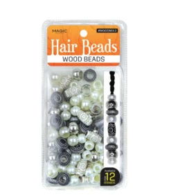 MAGIC COLLECTION - Hair Beads Wood Beads WOODMIX-2