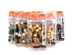 MAGIC COLLECTION - Hair Beads Wood Beads WOODMIX-2 -Zoe Beauty Supply Shop WOODMIX 2 2