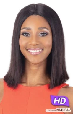 NAKED - Premium Brazilian Natural 100% Human Hair HD Lace Front Wig EMMY (HUMAN HAIR)