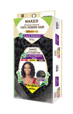 NAKED - 100% Human Hair Premium Lace Front Wig ARDEN (100% Human Hair) -Zoe Beauty Supply Shop WQHAR
