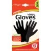 MAGIC COLLECTION - Vinyl Gloves Black 6PCs SMALL
