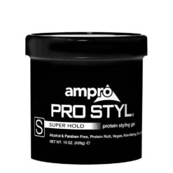 AMPRO - Pro Style Super Hold Protein Styling Gel 5 AMPRO - Pro Style Super Hold Protein Styling Gel -Zoe Beauty Supply Shop ampro protein super 15oz 29406.1599248211
