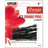 ANNIE - Jumbo Hair Pins 3" 32PCs BLACK #3327 -Zoe Beauty Supply Shop annie jumbo hair pins 3 32ct blackannieannie international 28641323 900x e0771707 cab2 43cf b20c 5fc0ca575c05