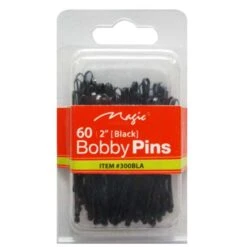 MAGIC COLLECTION - 2" Bobby Pin Black Bulk 60PCs