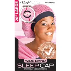 MAGIC COLLECTION - 20" Large Wide Band Sleep Cap ASSORTED