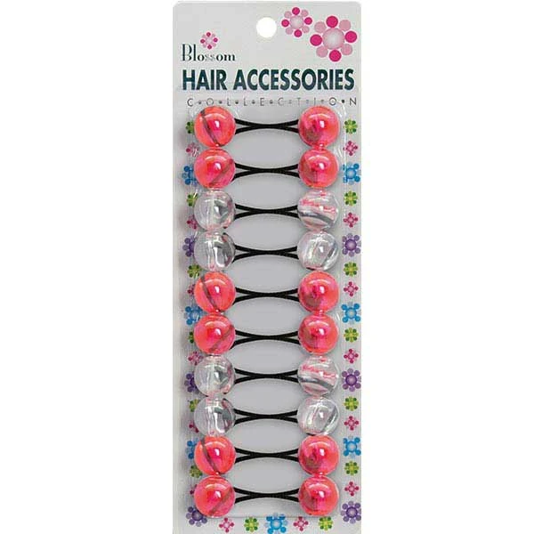 BLOSSOM - Hair Accessories Hair Knockers 10PCs Clear Assorted #PPP01-02M17 1 BLOSSOM - Hair Accessories Hair Knockers 10PCs Clear Assorted #PPP01-02M17