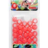 Beauty Town - Pony Collection Glow Beads Red #10482 -Zoe Beauty Supply Shop beauty town extra large glow beads 10472 red