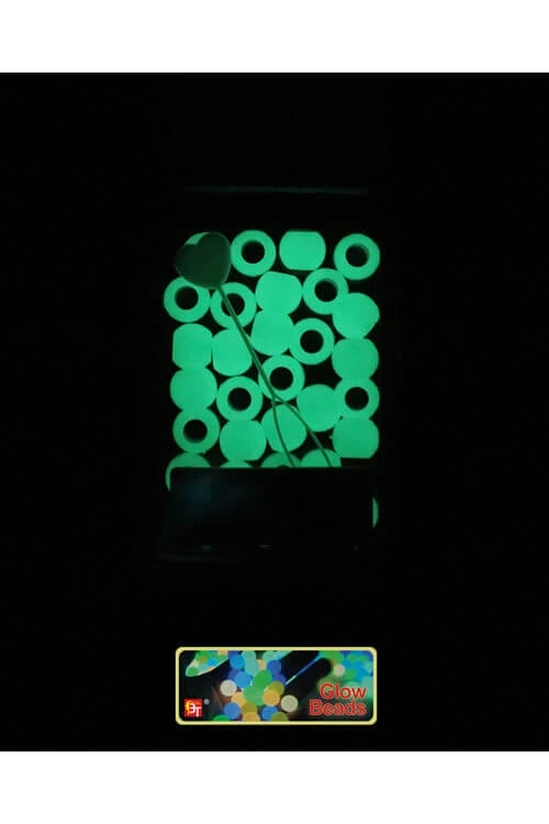 Beauty Town - Pony Collection Glow Beads GREEN #10486 2 Beauty Town - Pony Collection Glow Beads GREEN #10486 - Image 2