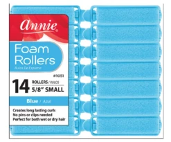 ANNIE - Foam Rollers 5/8" 14PCs SMALL BLUE #1051