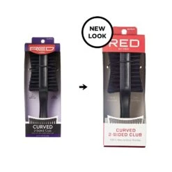 KISS - RED INJECTION BOAR BRUSH DUAL (CL) -Zoe Beauty Supply Shop bori04 revamp