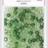 CHLOE - Regular Hair Beads Glitter Green (BR2300GGN) 3 CHLOE - Regular Hair Beads Glitter Green (BR2300GGN) -Zoe Beauty Supply Shop br2300ggn mg 001 a
