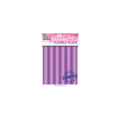 BRITTNY - FLEXIBLE RODS PURPLE 7" 12 PIECES