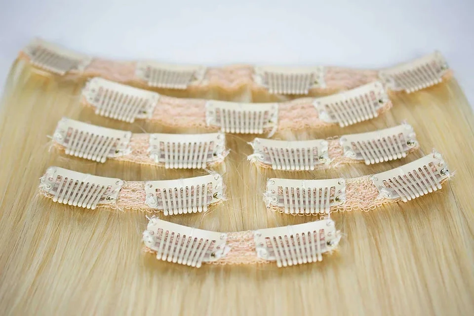 PURE - 9PCs Clip Water Wave 22" (HUMAN) 6 PURE - 9PCs Clip Water Wave 22" (HUMAN) - Image 6