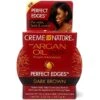 Creme Of Nature - Argan Oil Perfect Edges DARK BROWN 5 Creme Of Nature - Argan Oil Perfect Edges DARK BROWN -Zoe Beauty Supply Shop cremeofnature perfect edges dark brown 2.25oz