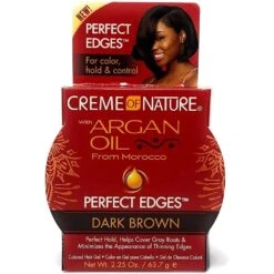 Creme Of Nature - Argan Oil Perfect Edges DARK BROWN