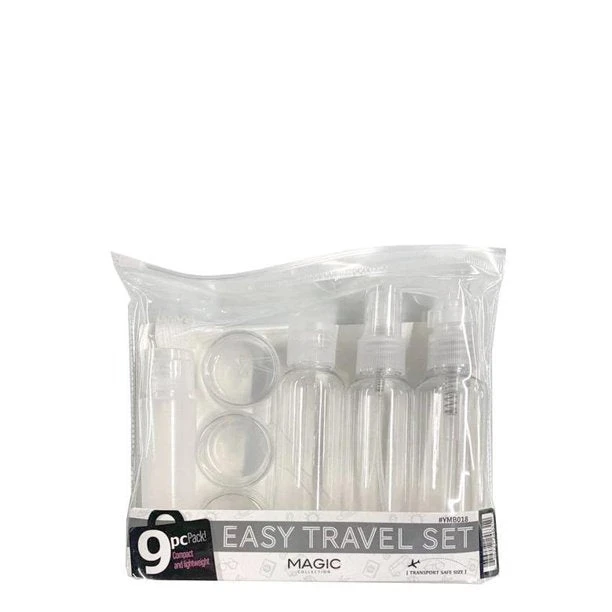 MAGIC COLLECTION - Easy Travel Set 9PCs Empty Bottle 1 MAGIC COLLECTION - Easy Travel Set 9PCs Empty Bottle