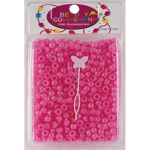 BEAUTY COLLECTION - Small Round Bead Hot Pink 1000PC 1 BEAUTY COLLECTION - Small Round Bead Hot Pink 1000PC