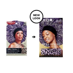 KISS - RED SILKY BONNET SJ LEOPARD -Zoe Beauty Supply Shop download 1