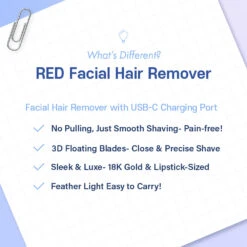 KISS - RED FACIAL HAIR REMOVER ROSE GOLD -Zoe Beauty Supply Shop download 1 e97a8699 6681 43dd 8d2d 7f746369e697