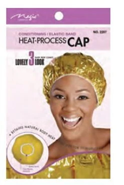 MAGIC COLLECTION - Heat Lock Conditioning Cap Silver -Zoe Beauty Supply Shop ebonyline51 2254 44702674
