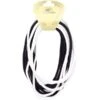 MAGIC COLLECTION - Hair Accessory Elastic Ponytail Holder BLACK/WHITE 12PCs #HEP518BW -Zoe Beauty Supply Shop f522bf80 1191 11ef 95f2 517681b9389d
