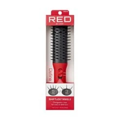 KISS - RED SHIFTNDETANGLE HAIRBRUSH