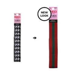 KISS - RED FASHION ELASTIC EDGE BAND -Zoe Beauty Supply Shop hwg51 revamped