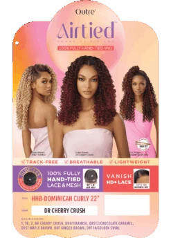 OUTRE - AIRTIED 100% FULLY HAND-TIED WIG-HHB-DOMINICAN CURLY 22" -Zoe Beauty Supply Shop image 69d78951 ca6c 4448 a6a0 78b954d36a73