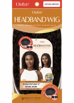 OUTRE - HUMAN HAIR HEADBAND WIG HH W&W DEEP WAVE 14" (HUMAN) -Zoe Beauty Supply Shop image a70ad635 6984 402a b137 40bc70670d1d