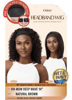 OUTRE - HUMAN HAIR HEADBAND WIG HH W&W DEEP WAVE 14" (HUMAN) -Zoe Beauty Supply Shop image c5c17507 da2d 49a1 82c9 9e14a96d7f60