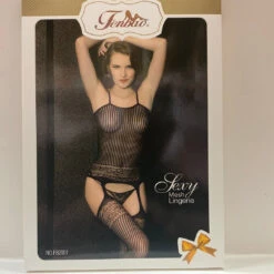 FENBAO - Mesh Sexy Lingerie BLACK (NO.FB2001)