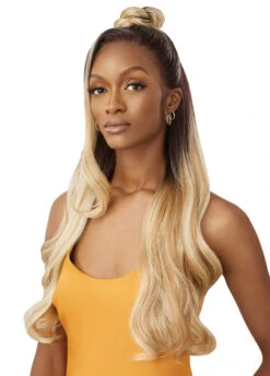 OUTRE - AIRTIED 100% FULLY HAND-TIED WIG - HHB - GLAM WAVES 28"