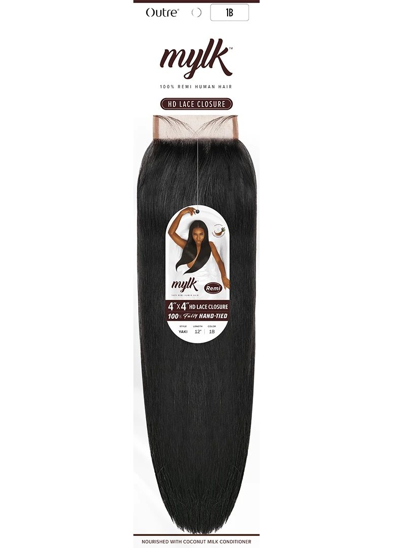 OUTRE - HH MYLK YAKI - 4X4 HD CLOSURE STRAIGHT 2 OUTRE - HH MYLK YAKI - 4X4 HD CLOSURE STRAIGHT - Image 2
