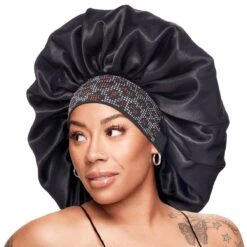 KISS - RED DIAMOND BLING BONNET SUPER JUBMO RED LEOPARD -Zoe Beauty Supply Shop keyshia look 07 368 nov.04.2021