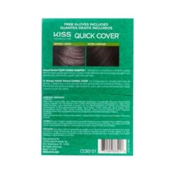 KISS - COLOR CHANGE SHAMPOO NATURAL BLACK -Zoe Beauty Supply Shop kisscolors ccs01d1 package back may.04.2020.edited