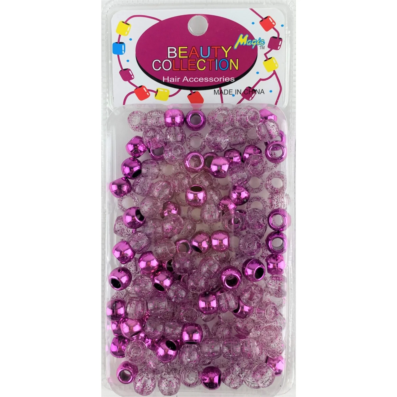 BEAUTY COLLECTION - Regular Round Metallic Purple Bead #METPUR 1 BEAUTY COLLECTION - Regular Round Metallic Purple Bead #METPUR