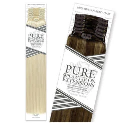 PURE - 9PCs Clip-Ins Extensions 18" (HUMAN) -Zoe Beauty Supply Shop purestraightmainimage 1800x1800 bf328ebc 83c9 4f22 a8da 3ed9ab6bdf93