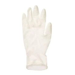 KISS - RED POWDER-FREE LATEX GLOVES (LARGE, 50PAIRS) -Zoe Beauty Supply Shop red glp01 product front mar.12.2021