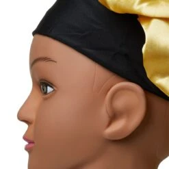 KISS - RED SILKY SATIN DOUBLEWEAR HAIRCAP ASSOR -Zoe Beauty Supply Shop red hdwp01a product side 1 nov.07.2020 1