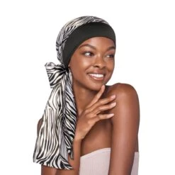 KISS - RED EDGE BAND WRAP SCARF ZEBRA -Zoe Beauty Supply Shop red hq144 product model oct.21.2021.edited 1 1