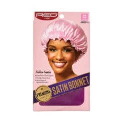 KISS - RED SATIN DAY & NIGHT CAP ASSORTED -Zoe Beauty Supply Shop red hsap01a package front jan.13.2020