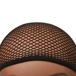 KISS - RED 2PCS(CLOSED TOP)MESHWEAVINGCAP(2IN1) -Zoe Beauty Supply Shop red hvp02 product front 1 nov.08.2020